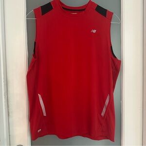 Men’s Red New Balance XL tank
